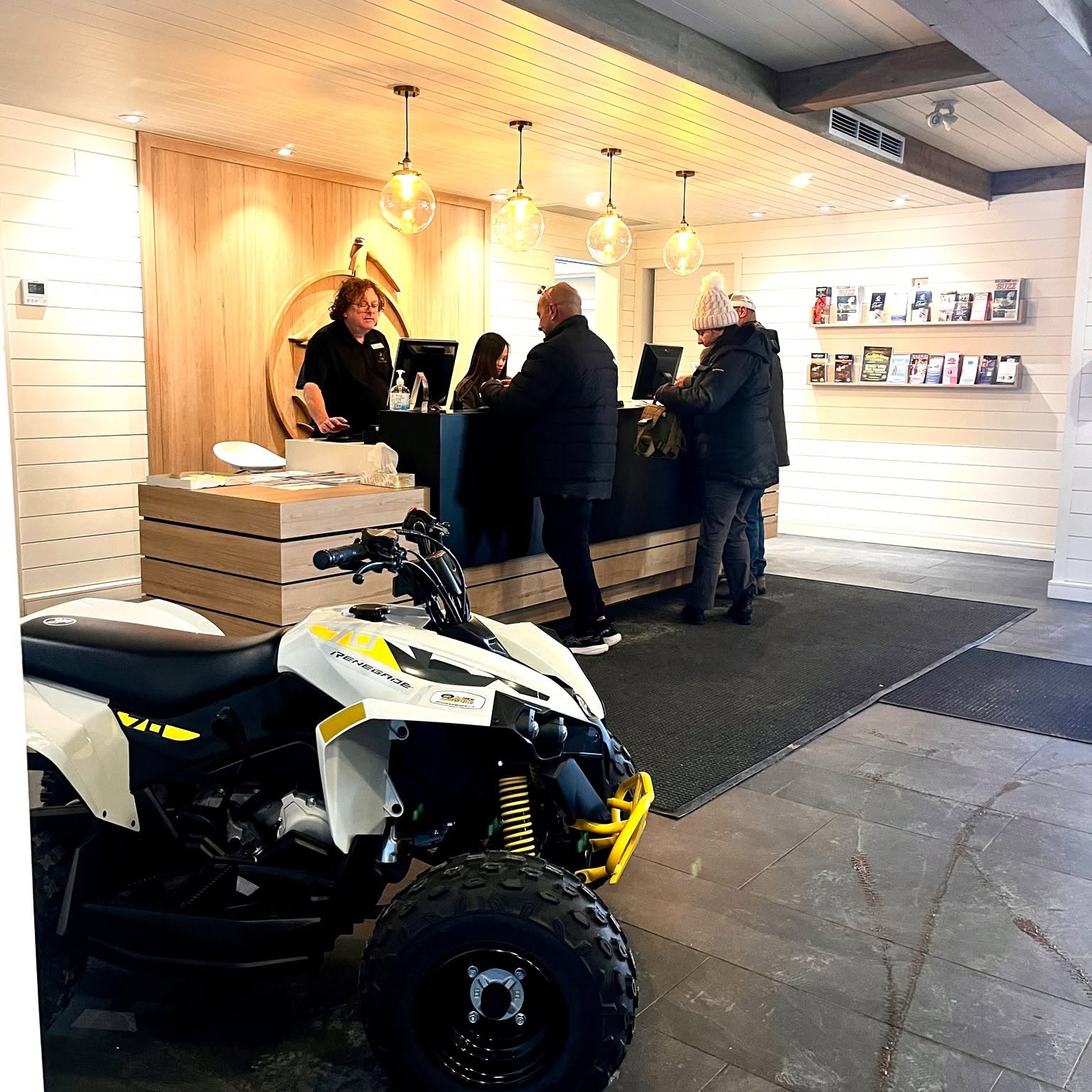 Red Dirt Ride guests gathering during the winter weekend